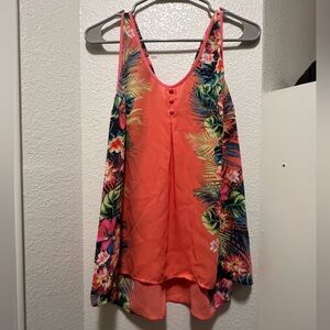 Candies Floral Flowing Tank Top - Size M